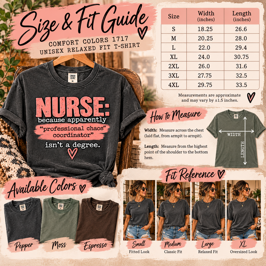 Nurse Professional Chaos Coordinator Shirt | Funny Nurse Tee | UNHINGED by CMH