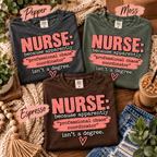 Nurse Professional Chaos Coordinator Shirt | Funny Nurse Tee | UNHINGED by CMH