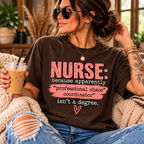 Nurse Professional Chaos Coordinator Shirt | Funny Nurse Tee | UNHINGED by CMH
