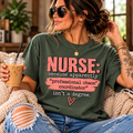 Nurse Professional Chaos Coordinator Shirt | Funny Nurse Tee | UNHINGED by CMH